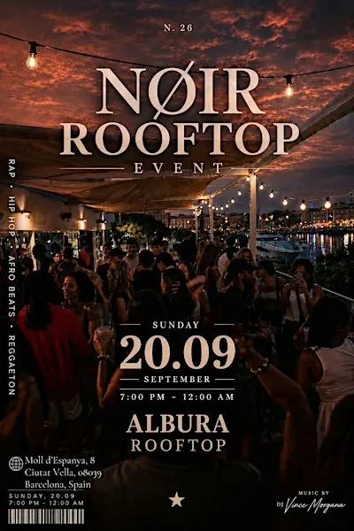 NØIR | ROOFTOP PARTY OVERLOOKING THE SEA