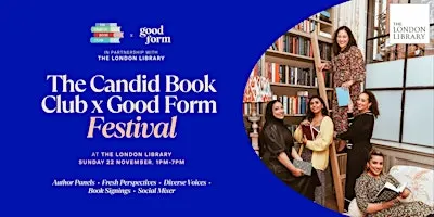 The Candid Book Club x Good Form Festival at The London Library