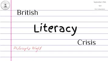 Philosophy Night: Reading the Roots of the Literacy Crisis