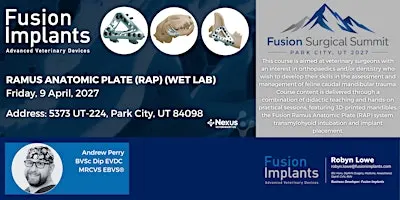 Ramus Anatomic Plate (RAP) Wet Lab
