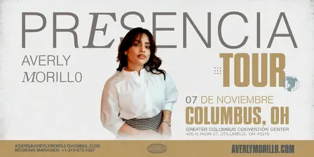 PRESENCIA TOUR 2026 | AVERLY MORILLO – COLUMBUS, OH