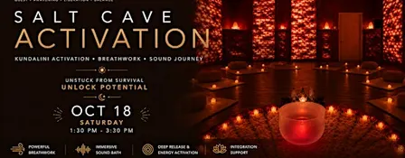 Halotherapy, Kundalini Activation & Sound Bath in a Salt Cave