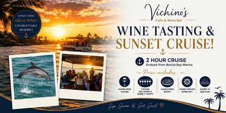 Vichino's Wine Tasting Sunset Cruise: Tour of Italy
