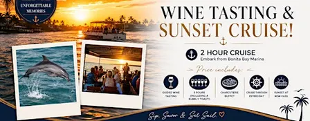 Vichino's Wine Tasting Sunset Cruise: Ms. Claus' Secret Sips