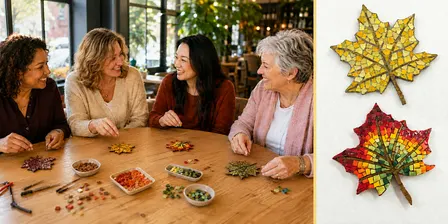 Fall Mosaic Social: Make a Maple Leaf