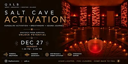 Halotherapy, Kundalini Activation & Sound Bath in a Salt Cave