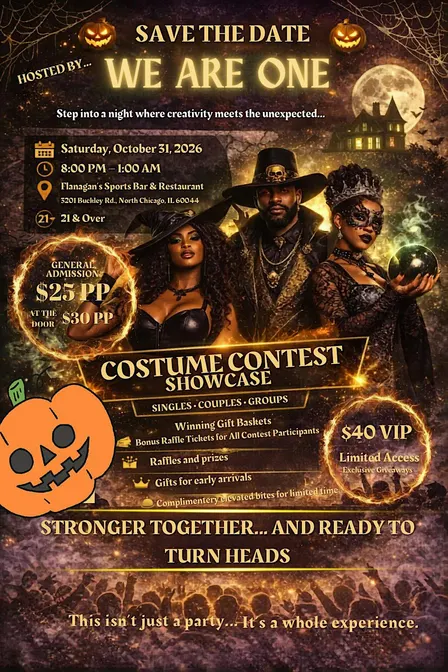 We Are One Halloween Fundraiser