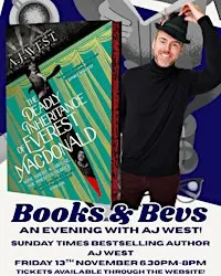 AJ West at Books & Bevs