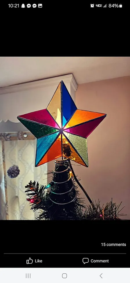 In Studio Full Process Stained Glass Tree Star Workshop