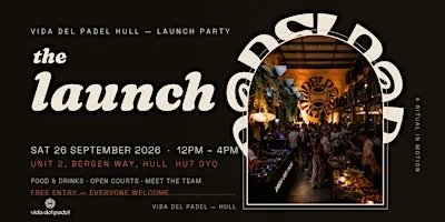 Vida Del Padel Hull Opening