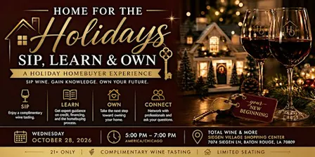 Home for the Holidays: Sip, Learn & Own