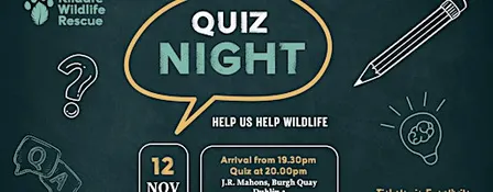Pub Quiz for Kildare Wildlife Rescue