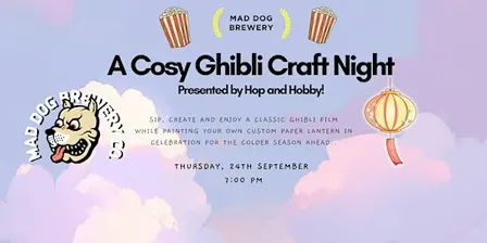 Hop and Hobby: A Cosy Ghibli Craft Movie Night