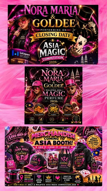 Launching NORA GOLDEE MAGICIAN PERFUME