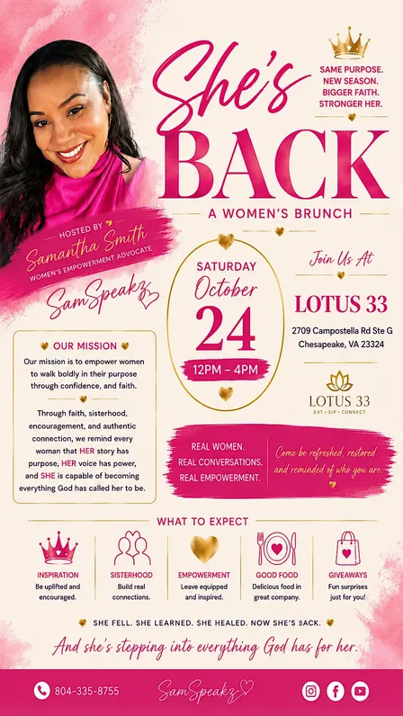 “Crowned With A Purpose” Women’s Brunch
