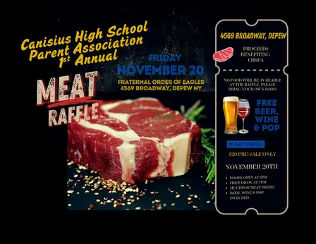 Canisius High School Parents Association (CHSPA) 1st Annual Meat Raffle