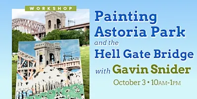 Painting Astoria Park and the Hell Gate Bridge