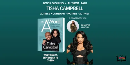 Tisha Campbell The A Word  Book Signing & Author Talk with Samantha Chatman