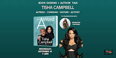 Tisha Campbell The A Word  Book Signing & Author Talk with Samantha Chatman