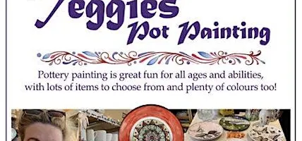 POTTERY PAINTING AT THE VILLAGE SHOP, UPPER DICKER