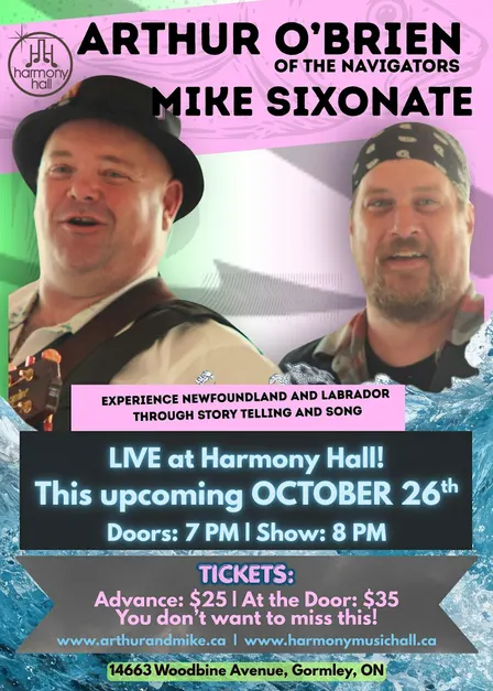 Arthur O'Brien (The Navigators) & Mike Sixonate - One Unforgettable Night