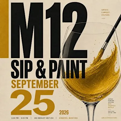 Mile12 Presents : Sip & Paint Sept 25th