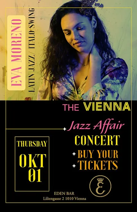 Latin Jazz & Italo Swing - Eva Moreno & Band - EDEN BAR
