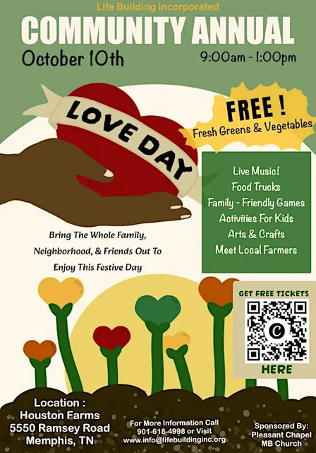 Community Annual Love Day by Life Building Inc.