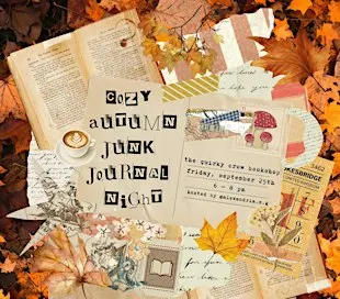 Cozy Autumn Junk Journal Night @ The Quirky Crow Bookshop!