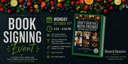 Craft Cocktails With Friends: Book Signing Event