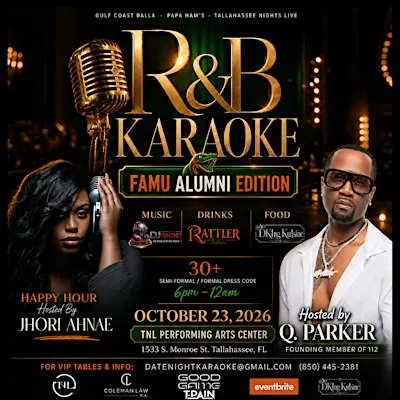 FAMU ALUMNI R&B KARAOKE Hosted by Q. Parker
