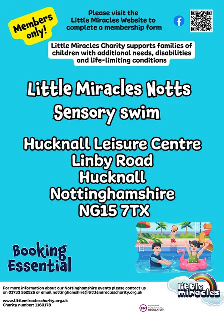 Notts Sensory Swim - Hucknall 17th October