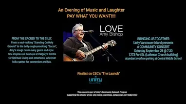 PAY WHAT YOU WANT CONCERT WITH AMY BISHOP