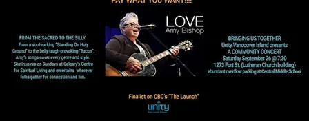 PAY WHAT YOU WANT CONCERT WITH AMY BISHOP