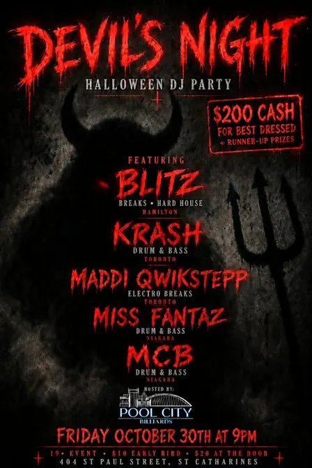 Devils Night Halloween Party