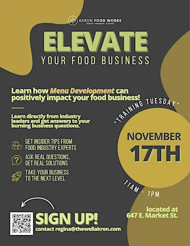 ELEVATE Your Food Business With Menu Development