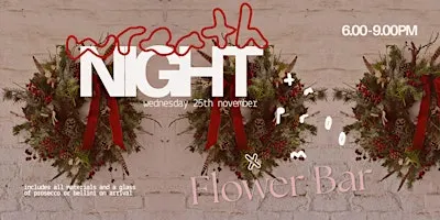 Christmas Wreath Making with the Flower Bar