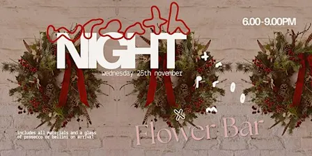 Christmas Wreath Making with the Flower Bar