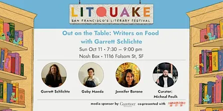 Out on the Table: Writers on Food with Garrett Schlichte