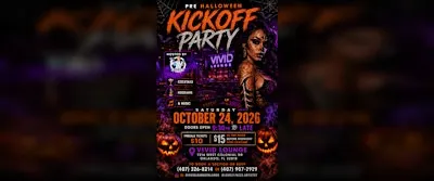 Lovely Faces X Vivid Lounge Halloween kickoff