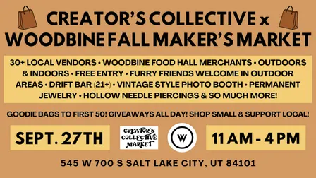 Creator's Collective x Woodbine Food Hall "Fall Maker's Market"
