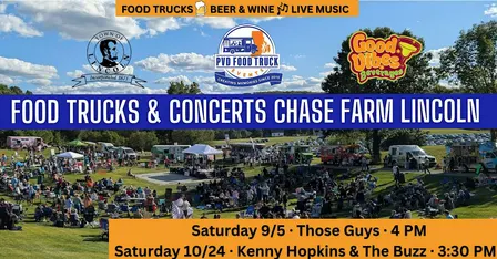 Food Trucks & Concerts - Chase Farm 2026