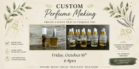 Custom Perfume Making Workshop