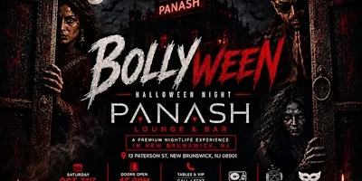 BOLLYWEEN: Biggest Bollywood Halloween Party in NJ @PANASH