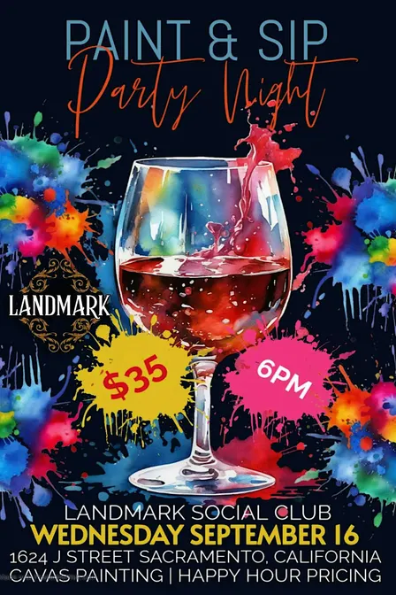 PAINT & SIP NIGHT @ LANDMARK SOCIAL