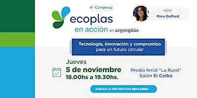 4° Congreso ECOPLAS en Acción - 05/11 - La Rural