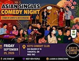 Asian Singles COMEDY NIGHT