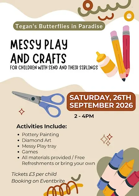 Messy Play and Crafts for children with SEND