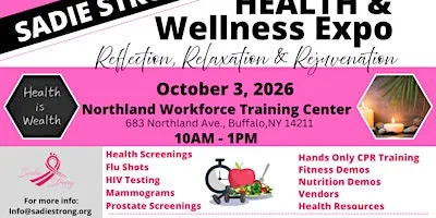 8th Annual Sadie Strong Community Health and Wellness Expo