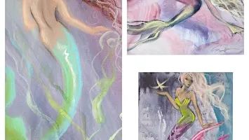 Deep Sea Watercolor Mermaids with Terry Cee